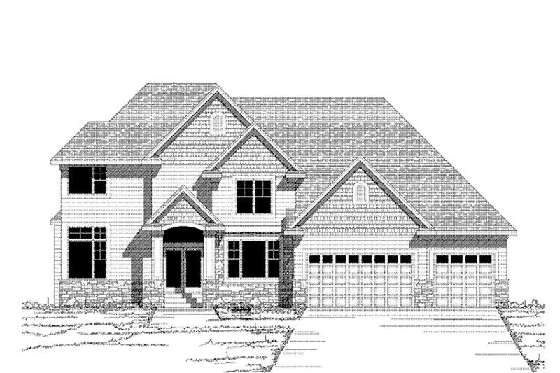 Home Plan - Country Exterior - Front Elevation Plan #51-1067