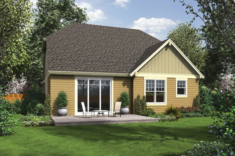Architectural House Design - Exterior - Rear Elevation 1 for Craftsman House Plan #48-901 - 4 bed, 2.5 bath