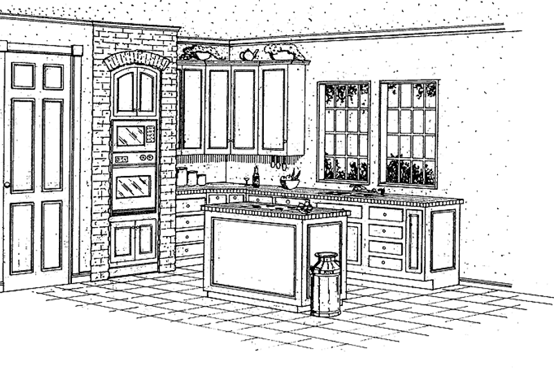 Home Plan - Interior - Other for Mediterranean House Plan #310-1167 - 4 bed, 2.5 bath
