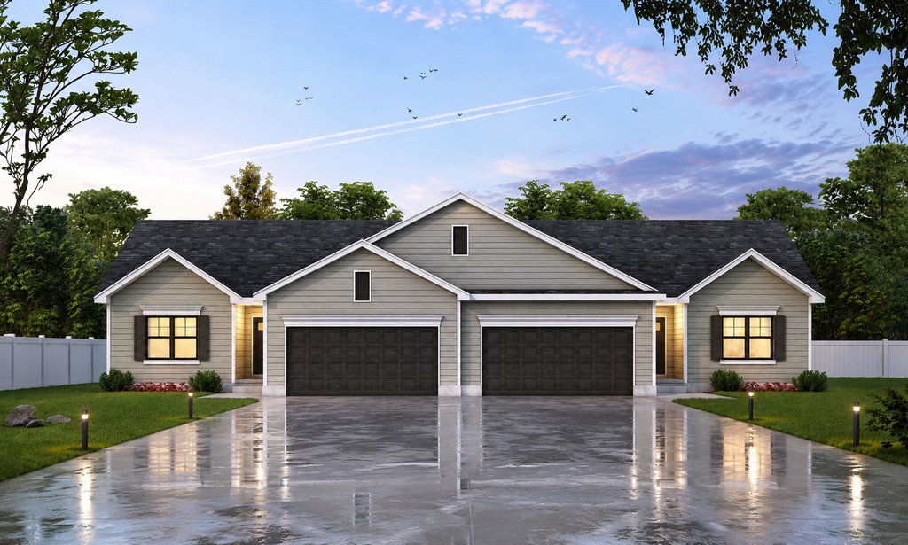 Exterior - Front Elevation 2 for Traditional House Plan #20-2500 - 3 bed, 2 bath