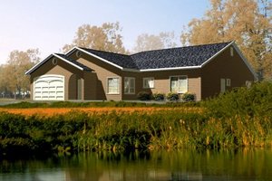 Traditional Exterior - Front Elevation Plan #1-568