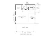 Country Style House Plan - 1 Beds 1 Baths 1008 Sq/Ft Plan #932-380 