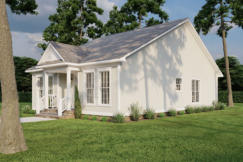 House Design - Exterior - Front Elevation 5 for Cottage House Plan #923-325 - 3 bed, 2 bath