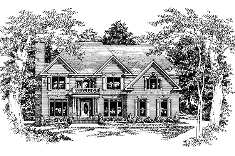 Home Plan - Exterior - Front Elevation 5 for Colonial House Plan #927-75 - 4 bed, 2.5 bath
