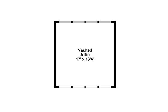 Floor Plan - Upper Floor for Craftsman House Plan #124-1050, 0 bath