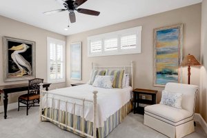 Interior - Master Bedroom for Craftsman House Plan #461-55 - 3 bed, 2 bath