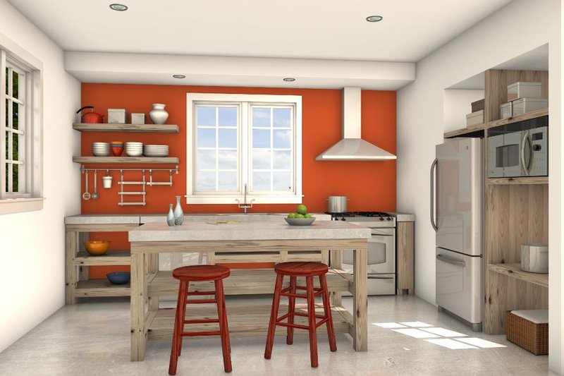 Home Plan - Interior - Other for Adobe / Southwestern House Plan #497-60 - 2 bed, 1.5 bath