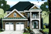 Traditional Style House Plan - 4 Beds 3.5 Baths 2758 Sq/Ft Plan #46-445 