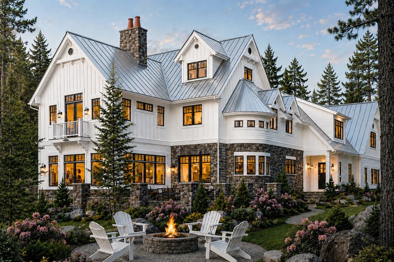 Dream House Plan - Exterior - Other Elevation 1 for Farmhouse House Plan #928-416 - 5 bed, 4.5 bath