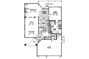 European Style House Plan - 4 Beds 2.5 Baths 2519 Sq/Ft Plan #417-279 