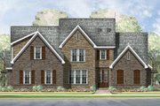 European Style House Plan - 4 Beds 3 Baths 3374 Sq/Ft Plan #424-262 