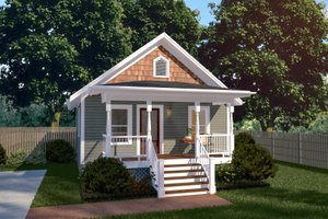 Home Plan - Cottage Exterior - Front Elevation Plan #79-102