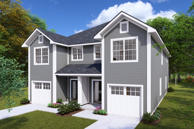 Home Plan - Exterior - Other Elevation 1 for Cottage House Plan #513-2253 - 6 bed, 5 bath