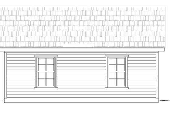 Exterior - Other Elevation 1 for Country House Plan #932-116, 0 bath