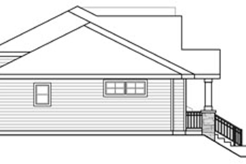 House Plan Design - Exterior - Other Elevation for Craftsman House Plan #124-889 - 3 bed, 2.5 bath