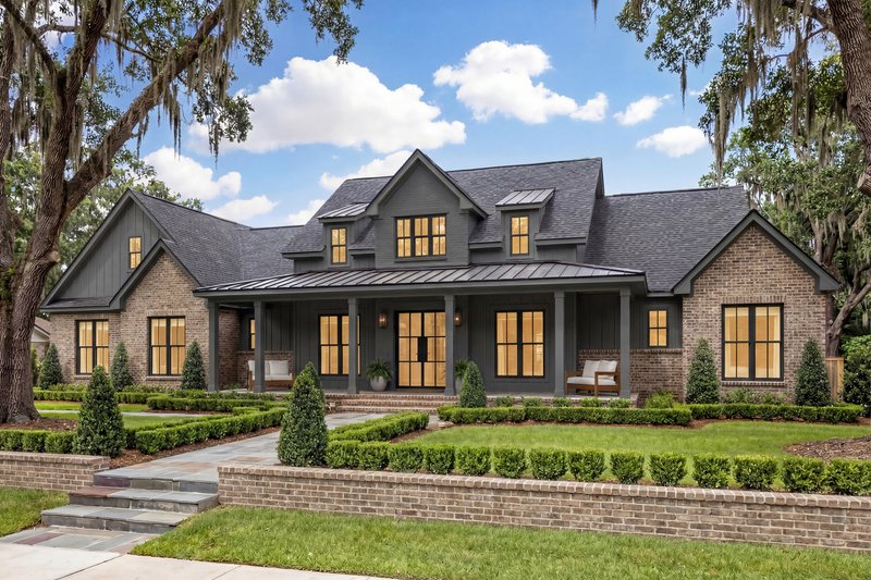 Dream House Plan - Exterior - Front Elevation 9 for Farmhouse House Plan #430-421 - 3 bed, 3.5 bath