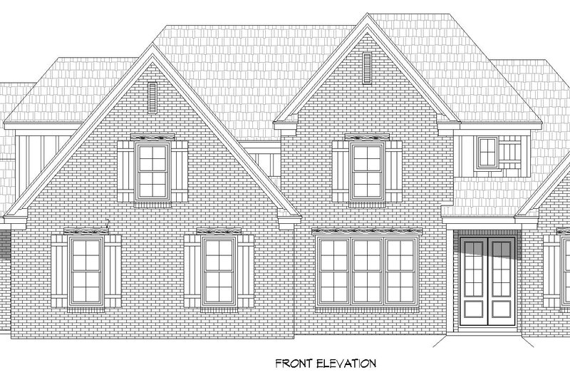 Dream House Plan - Exterior - Front Elevation 4 for Southern House Plan #932-878 - 5 bed, 3.5 bath