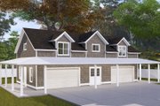 Traditional Style House Plan - 1 Beds 1.5 Baths 1425 Sq/Ft Plan #1060-297 