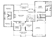 Colonial Style House Plan - 4 Beds 3 Baths 2394 Sq/Ft Plan #17-2760 