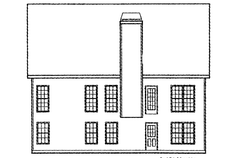 Home Plan - Exterior - Rear Elevation for Country House Plan #927-250 - 3 bed, 2.5 bath