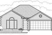 Traditional Style House Plan - 3 Beds 2 Baths 1228 Sq/Ft Plan #65-276 