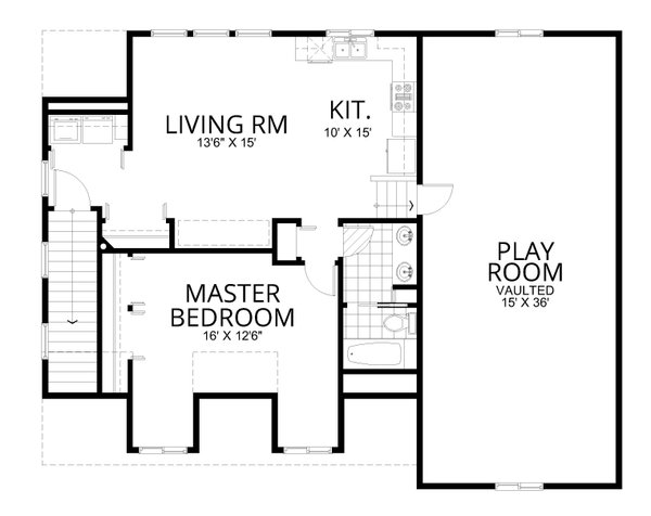 Home Plan - Craftsman Floor Plan - Upper Floor Plan #112-188