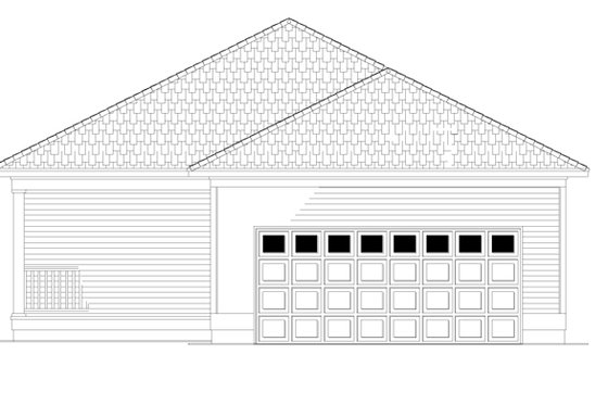 Exterior - Rear Elevation for Country House Plan #17-3057 - 3 bed, 3 bath