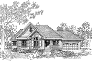 Ranch Style House Plan - 3 Beds 2 Baths 1309 Sq/Ft Plan #929-631 