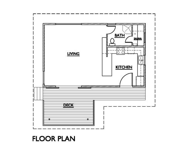Modern Floor Plan - Main Floor Plan #890-4