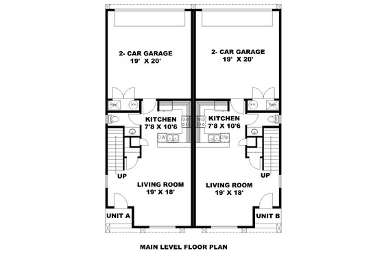 Floor Plan - Main Floor for Craftsman House Plan #117-1038 - 8 bed, 5 bath