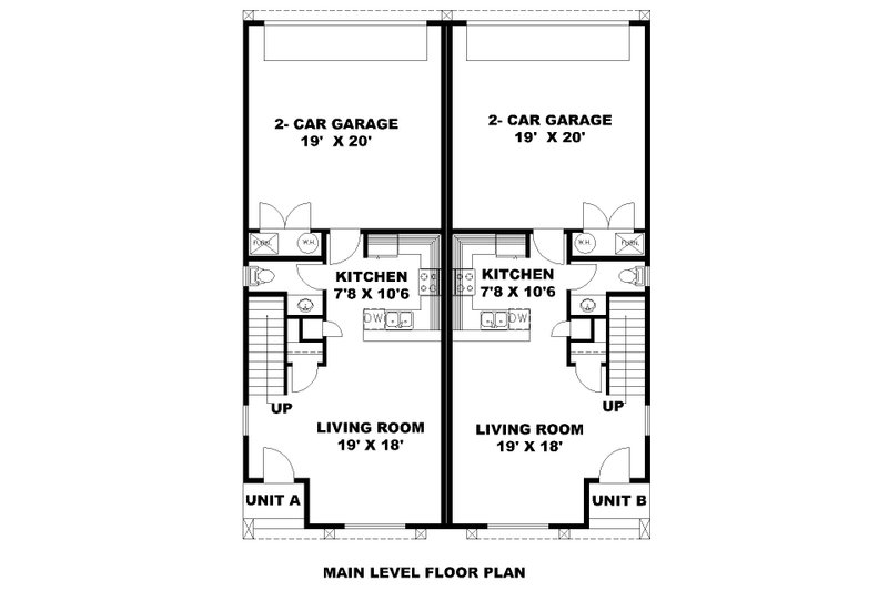 Home Plan - Floor Plan - Main Floor for Craftsman House Plan #117-1038 - 8 bed, 5 bath