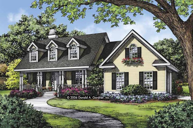 Home Plan - Country Exterior - Front Elevation Plan #929-815