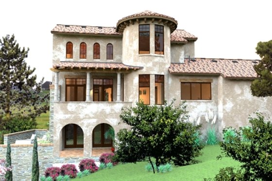 Photo 6 for European House Plan #120-177 - 4 bed, 4.5 bath