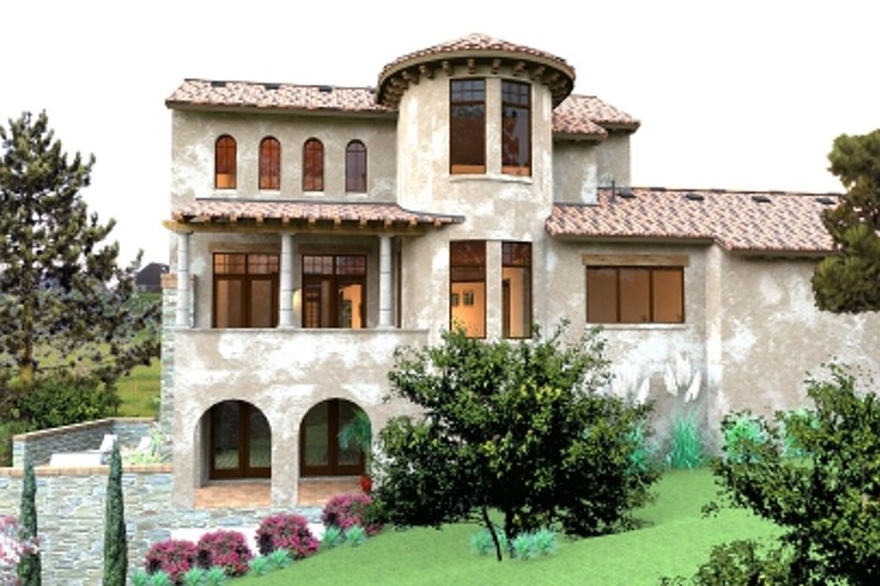 Home Plan - Photo 6 for European House Plan #120-177 - 4 bed, 4.5 bath