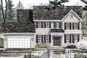 Colonial Style House Plan - 4 Beds 2.5 Baths 2089 Sq/Ft Plan #316-291 