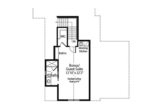 Floor Plan - Upper Floor for Farmhouse House Plan #938-105 - 4 bed, 6 bath