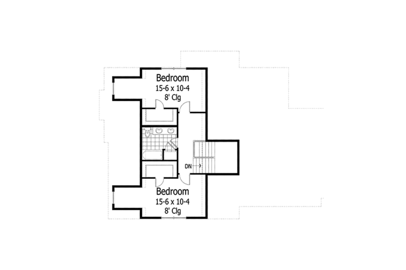 Home Plan - Floor Plan - Other Floor for Traditional House Plan #51-1120 - 5 bed, 3.5 bath