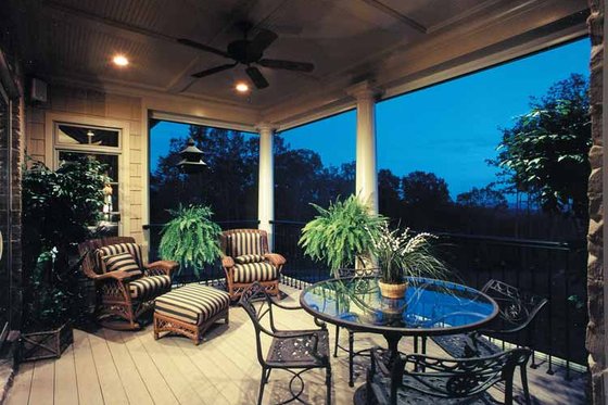 Exterior - Outdoor Living for European House Plan #437-66 - 4 bed, 4.5 bath