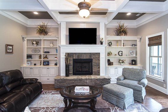 Interior - Family Room for Country House Plan #929-969 - 4 bed, 3 bath