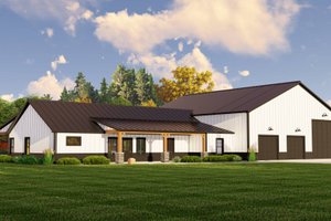 Home Plan - Country Exterior - Front Elevation Plan #1064-161