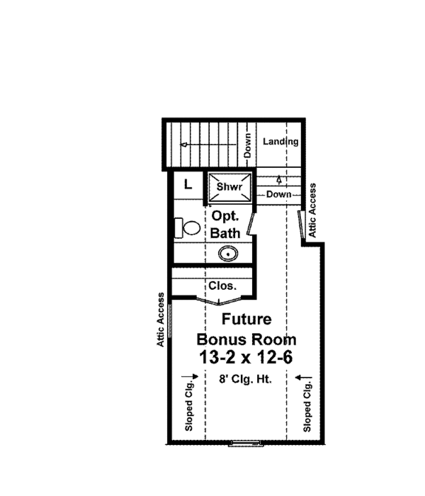 Architectural House Design - Country Floor Plan - Other Floor Plan #21-427