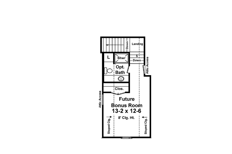 Home Plan - Floor Plan - Other Floor for Country House Plan #21-427 - 3 bed, 2.5 bath