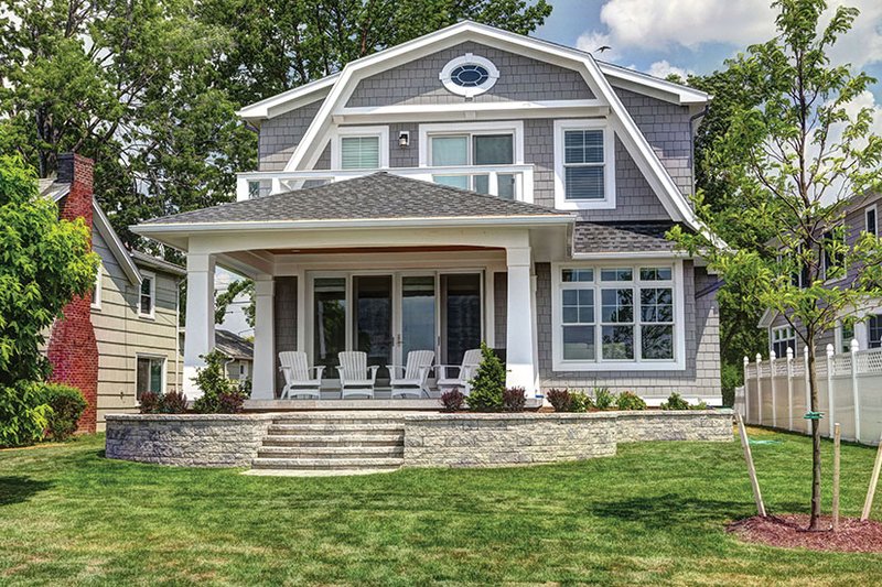 Dream House Plan - Exterior - Rear Elevation for Colonial House Plan #1010-127 - 3 bed, 3 bath