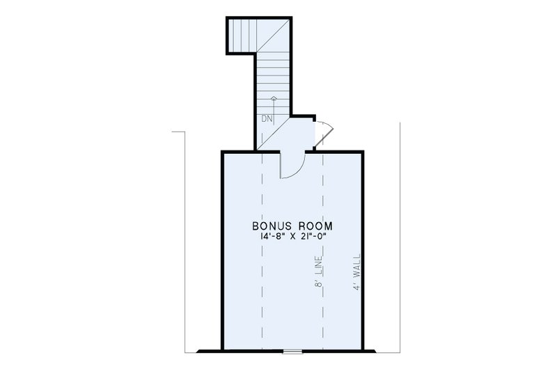 Dream House Plan - Floor Plan - Upper Floor for European House Plan #17-2488 - 3 bed, 2.5 bath