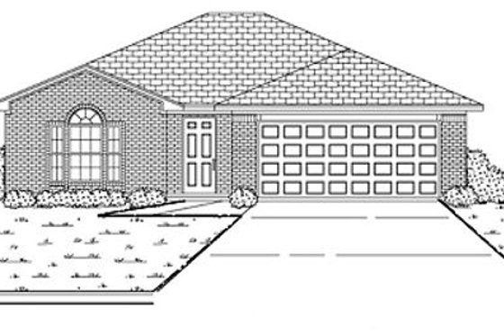 Exterior - Other Elevation for Traditional House Plan #84-297 - 3 bed, 2 bath
