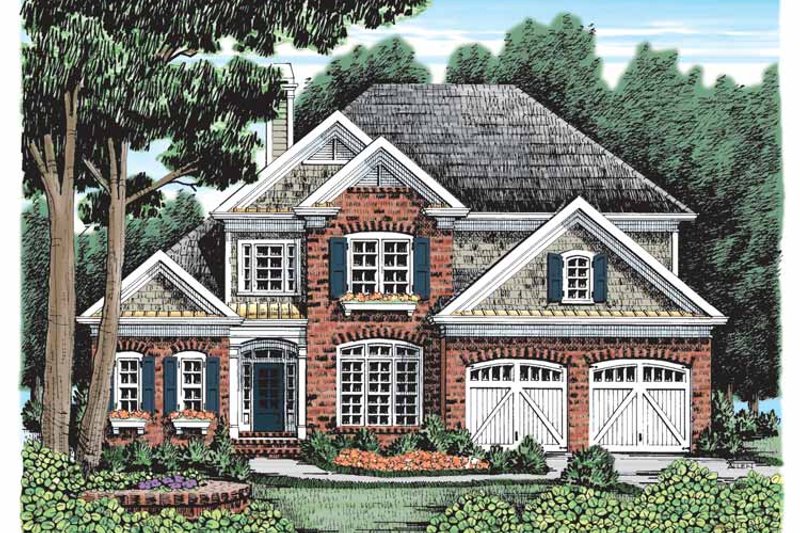 Dream House Plan - Country Exterior - Front Elevation Plan #927-918