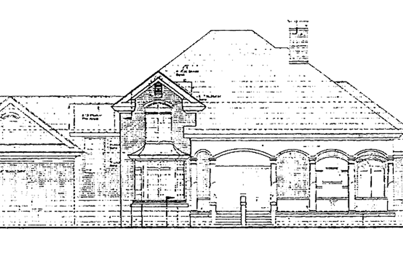 Home Plan - Exterior - Rear Elevation 1 for Traditional House Plan #930-261 - 4 bed, 3.5 bath
