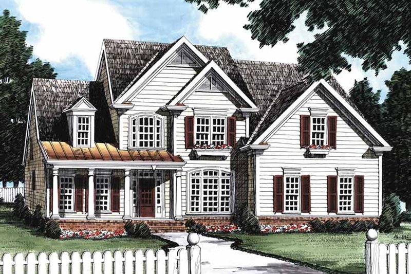 Dream House Plan - Exterior - Front Elevation 6 for Country House Plan #927-157 - 4 bed, 3.5 bath