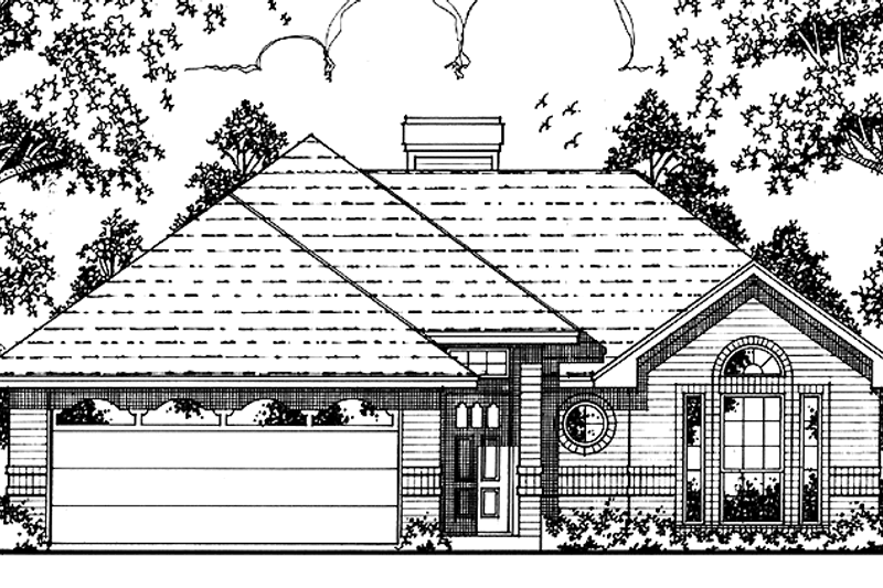 Home Plan - Traditional Exterior - Front Elevation Plan #42-604