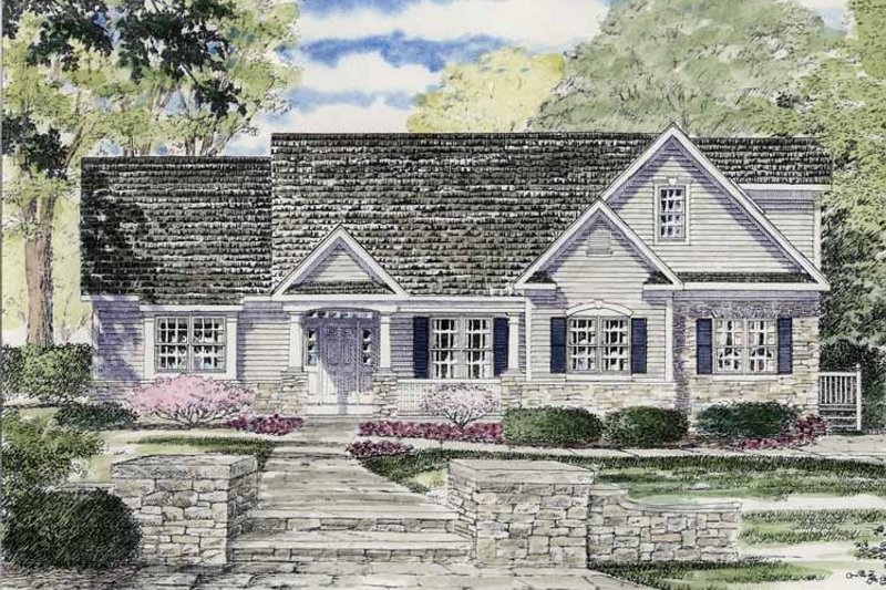 Home Plan - Ranch Exterior - Front Elevation Plan #316-262